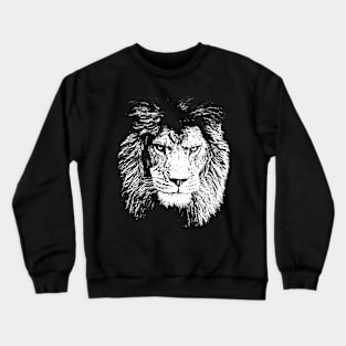 Lion Face Crewneck Sweatshirt